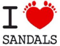 I LOVE SANDALS